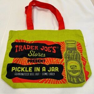 TRADER JOES PICKLE TOTE BAG: SOLD OUT!